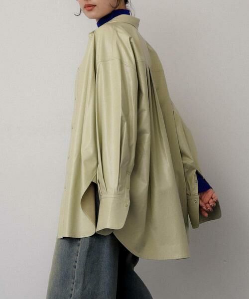 SENSE OF PLACE by URBAN RESEARCH / センスオブプレイス バイ アーバンリサーチ シャツ・ブラウス | レザーライクルーズシャツ | 詳細9