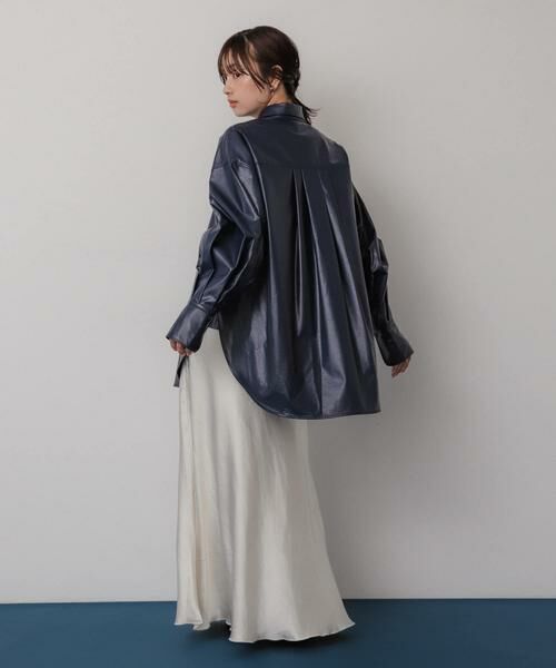 SENSE OF PLACE by URBAN RESEARCH / センスオブプレイス バイ アーバンリサーチ シャツ・ブラウス | レザーライクルーズシャツ | 詳細25