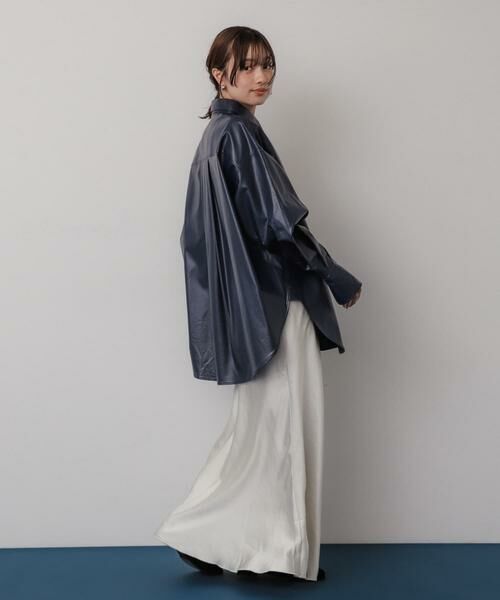 SENSE OF PLACE by URBAN RESEARCH / センスオブプレイス バイ アーバンリサーチ シャツ・ブラウス | レザーライクルーズシャツ | 詳細26