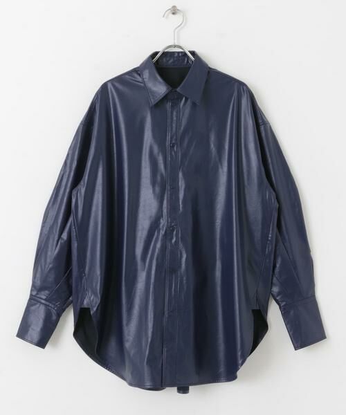 SENSE OF PLACE by URBAN RESEARCH / センスオブプレイス バイ アーバンリサーチ シャツ・ブラウス | レザーライクルーズシャツ | 詳細27