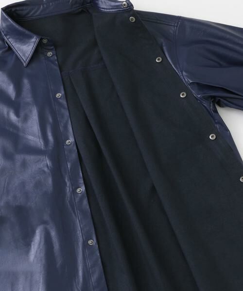 SENSE OF PLACE by URBAN RESEARCH / センスオブプレイス バイ アーバンリサーチ シャツ・ブラウス | レザーライクルーズシャツ | 詳細28