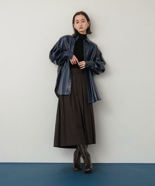 SENSE OF PLACE by URBAN RESEARCH / センスオブプレイス バイ アーバンリサーチ シャツ・ブラウス | レザーライクルーズシャツ | 詳細19