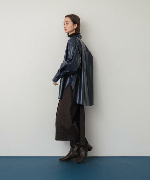 SENSE OF PLACE by URBAN RESEARCH / センスオブプレイス バイ アーバンリサーチ シャツ・ブラウス | レザーライクルーズシャツ | 詳細20