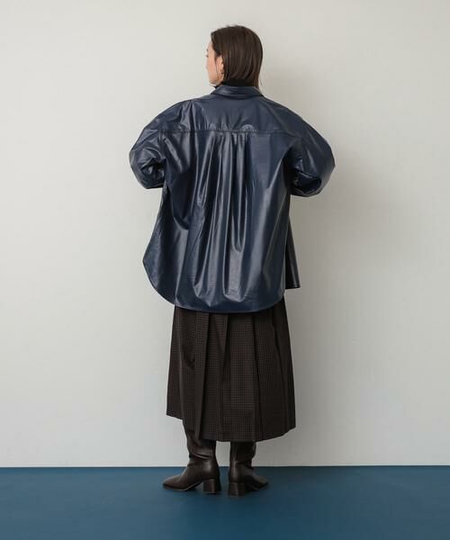 SENSE OF PLACE by URBAN RESEARCH / センスオブプレイス バイ アーバンリサーチ シャツ・ブラウス | レザーライクルーズシャツ | 詳細21