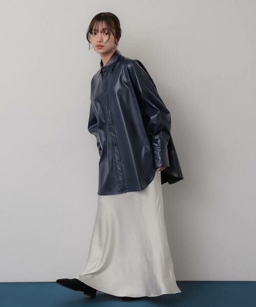 SENSE OF PLACE by URBAN RESEARCH / センスオブプレイス バイ アーバンリサーチ シャツ・ブラウス | レザーライクルーズシャツ | 詳細24