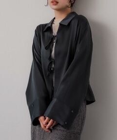 SENSE OF PLACE by URBAN RESEARCH / センスオブプレイス バイ アーバンリサーチ シャツ・ブラウス | サテンリボンディテールブラウス