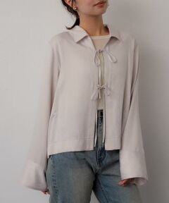 SENSE OF PLACE by URBAN RESEARCH / センスオブプレイス バイ アーバンリサーチ シャツ・ブラウス | サテンリボンディテールブラウス