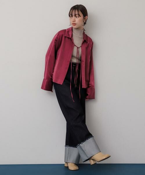 SENSE OF PLACE by URBAN RESEARCH / センスオブプレイス バイ アーバンリサーチ シャツ・ブラウス | サテンリボンディテールブラウス | 詳細4