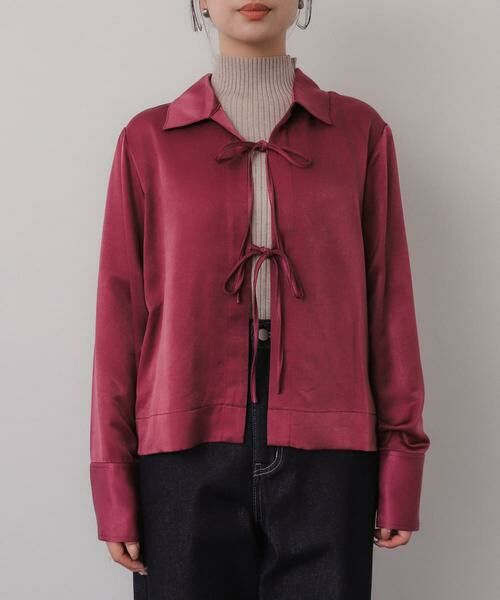 SENSE OF PLACE by URBAN RESEARCH / センスオブプレイス バイ アーバンリサーチ シャツ・ブラウス | サテンリボンディテールブラウス | 詳細6