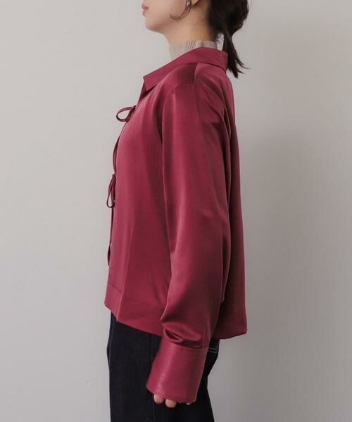 SENSE OF PLACE by URBAN RESEARCH / センスオブプレイス バイ アーバンリサーチ シャツ・ブラウス | サテンリボンディテールブラウス | 詳細7