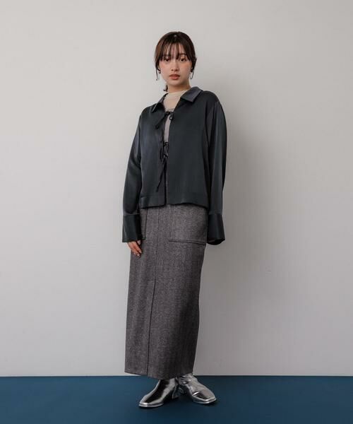 SENSE OF PLACE by URBAN RESEARCH / センスオブプレイス バイ アーバンリサーチ シャツ・ブラウス | サテンリボンディテールブラウス | 詳細15