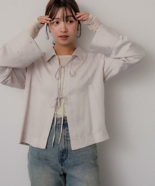 SENSE OF PLACE by URBAN RESEARCH / センスオブプレイス バイ アーバンリサーチ シャツ・ブラウス | サテンリボンディテールブラウス | 詳細23