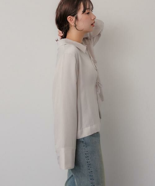 SENSE OF PLACE by URBAN RESEARCH / センスオブプレイス バイ アーバンリサーチ シャツ・ブラウス | サテンリボンディテールブラウス | 詳細24