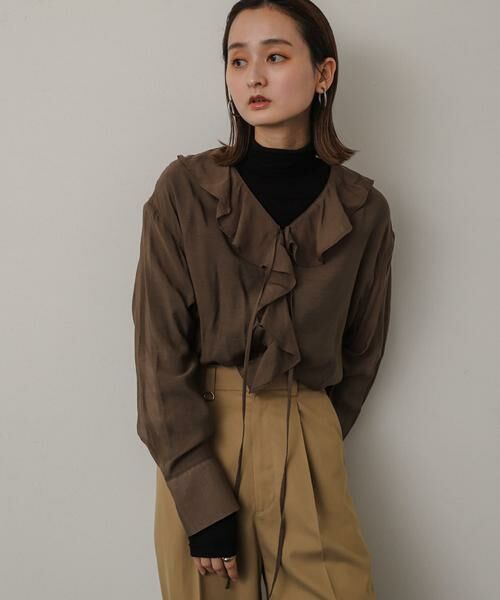 SENSE OF PLACE by URBAN RESEARCH / センスオブプレイス バイ アーバンリサーチ シャツ・ブラウス | フリルカラーブラウス | 詳細1