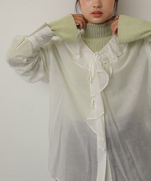 SENSE OF PLACE by URBAN RESEARCH / センスオブプレイス バイ アーバンリサーチ シャツ・ブラウス | フリルカラーブラウス | 詳細26