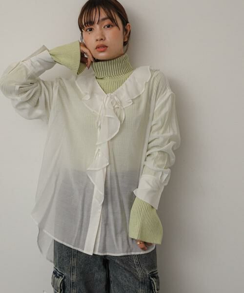 SENSE OF PLACE by URBAN RESEARCH / センスオブプレイス バイ アーバンリサーチ シャツ・ブラウス | フリルカラーブラウス | 詳細27