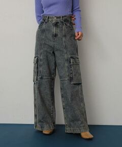 SENSE OF PLACE by URBAN RESEARCH / センスオブプレイス バイ アーバンリサーチ デニムパンツ | ヴィンテージデニムワイドパンツ