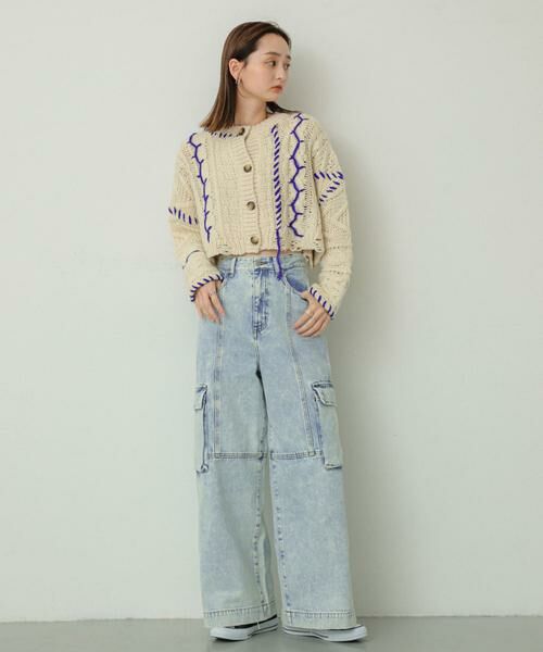 SENSE OF PLACE by URBAN RESEARCH / センスオブプレイス バイ アーバンリサーチ デニムパンツ | ヴィンテージデニムワイドパンツ | 詳細13