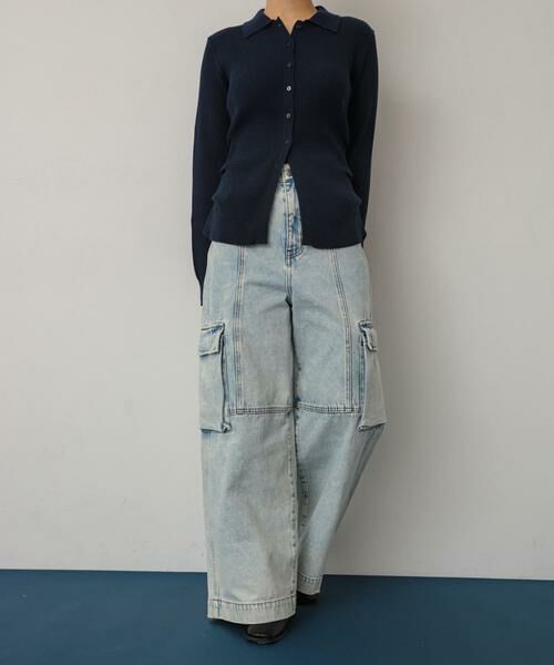 SENSE OF PLACE by URBAN RESEARCH / センスオブプレイス バイ アーバンリサーチ デニムパンツ | ヴィンテージデニムワイドパンツ | 詳細2