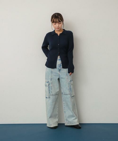 SENSE OF PLACE by URBAN RESEARCH / センスオブプレイス バイ アーバンリサーチ デニムパンツ | ヴィンテージデニムワイドパンツ | 詳細3