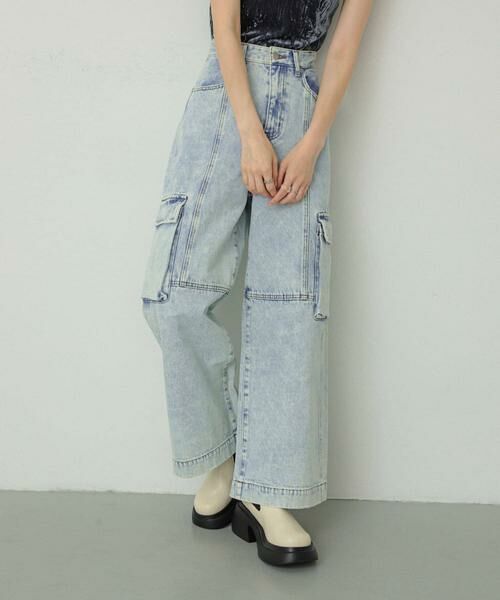 SENSE OF PLACE by URBAN RESEARCH / センスオブプレイス バイ アーバンリサーチ デニムパンツ | ヴィンテージデニムワイドパンツ | 詳細5