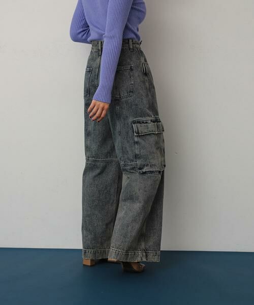 SENSE OF PLACE by URBAN RESEARCH / センスオブプレイス バイ アーバンリサーチ デニムパンツ | ヴィンテージデニムワイドパンツ | 詳細26
