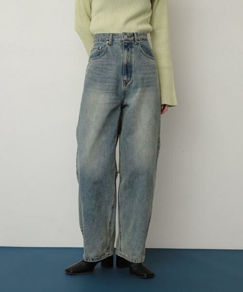 SENSE OF PLACE by URBAN RESEARCH / センスオブプレイス バイ アーバンリサーチ デニムパンツ | カーブデニム(ライトインディゴブル)