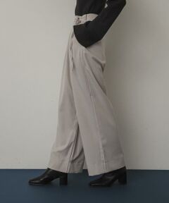 SENSE OF PLACE by URBAN RESEARCH / センスオブプレイス バイ アーバンリサーチ その他パンツ | ダブルベルトスラックスワイドパンツ