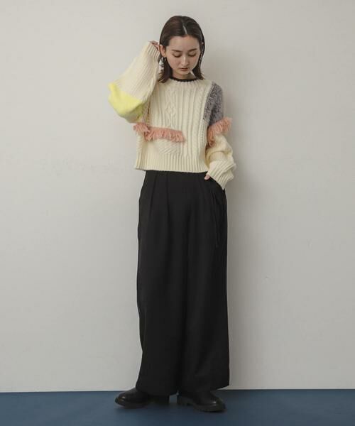 SENSE OF PLACE by URBAN RESEARCH / センスオブプレイス バイ アーバンリサーチ その他パンツ | ダブルベルトスラックスワイドパンツ | 詳細19