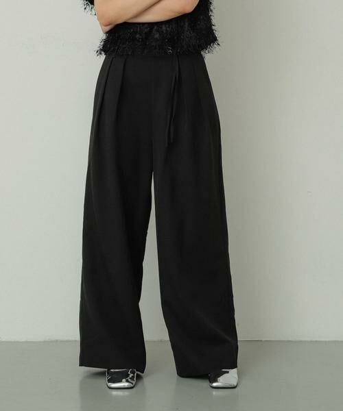 SENSE OF PLACE by URBAN RESEARCH / センスオブプレイス バイ アーバンリサーチ その他パンツ | ダブルベルトスラックスワイドパンツ | 詳細21