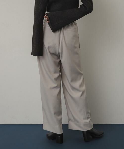SENSE OF PLACE by URBAN RESEARCH / センスオブプレイス バイ アーバンリサーチ その他パンツ | ダブルベルトスラックスワイドパンツ | 詳細30