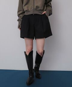 SENSE OF PLACE by URBAN RESEARCH / センスオブプレイス バイ アーバンリサーチ ショート・ハーフ・半端丈パンツ | ダブルタックショートパンツ