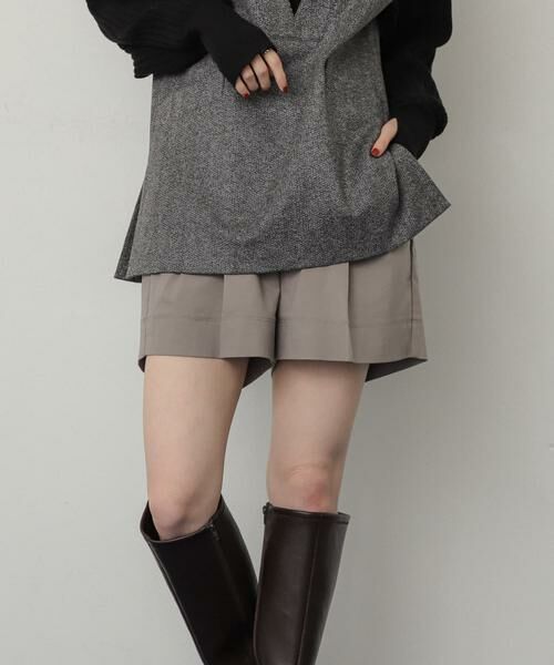 SENSE OF PLACE by URBAN RESEARCH / センスオブプレイス バイ アーバンリサーチ ショート・ハーフ・半端丈パンツ | ダブルタックショートパンツ | 詳細15