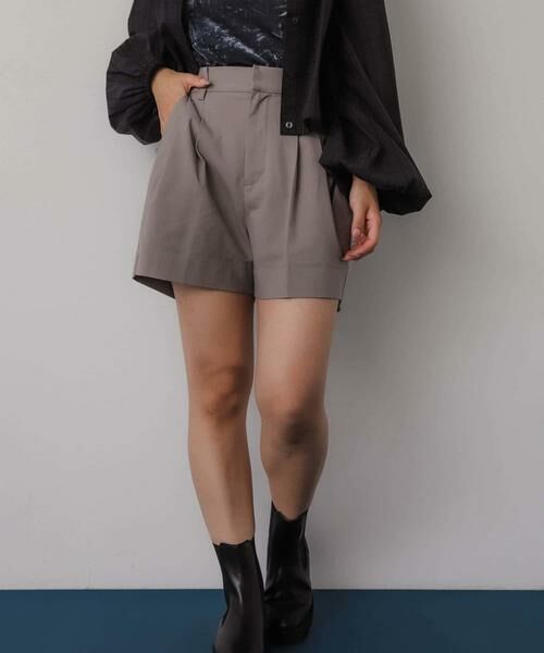 SENSE OF PLACE by URBAN RESEARCH / センスオブプレイス バイ アーバンリサーチ ショート・ハーフ・半端丈パンツ | ダブルタックショートパンツ | 詳細20
