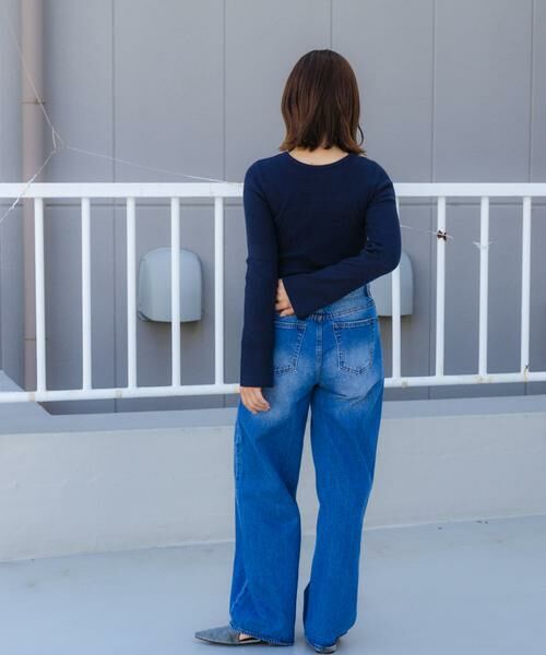 SENSE OF PLACE by URBAN RESEARCH / センスオブプレイス バイ アーバンリサーチ デニムパンツ | 『WEB/一部店舗限定』ワイドデニム | 詳細10