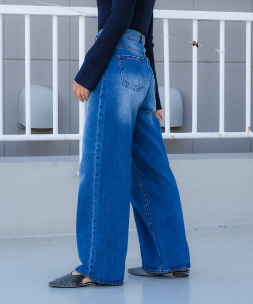 SENSE OF PLACE by URBAN RESEARCH / センスオブプレイス バイ アーバンリサーチ デニムパンツ | 『WEB/一部店舗限定』ワイドデニム | 詳細8