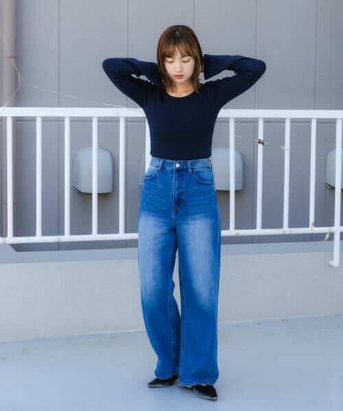 SENSE OF PLACE by URBAN RESEARCH / センスオブプレイス バイ アーバンリサーチ デニムパンツ | 『WEB/一部店舗限定』ワイドデニム | 詳細9