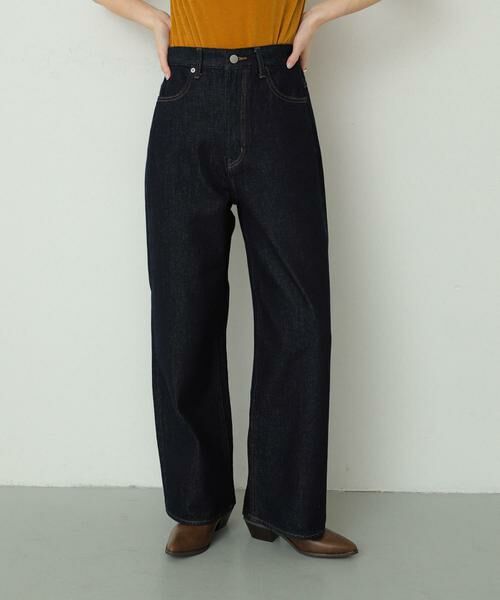 SENSE OF PLACE by URBAN RESEARCH / センスオブプレイス バイ アーバンリサーチ デニムパンツ | 『WEB/一部店舗限定』ワイドデニム(ワンウォッシュ)