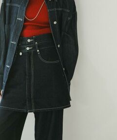 SENSE OF PLACE by URBAN RESEARCH / センスオブプレイス バイ アーバンリサーチ スカート | シシュウデニムミニスカート