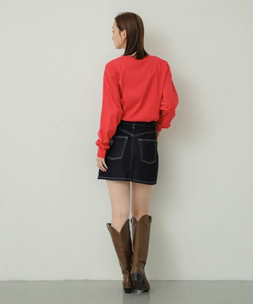 SENSE OF PLACE by URBAN RESEARCH / センスオブプレイス バイ アーバンリサーチ スカート | シシュウデニムミニスカート | 詳細19