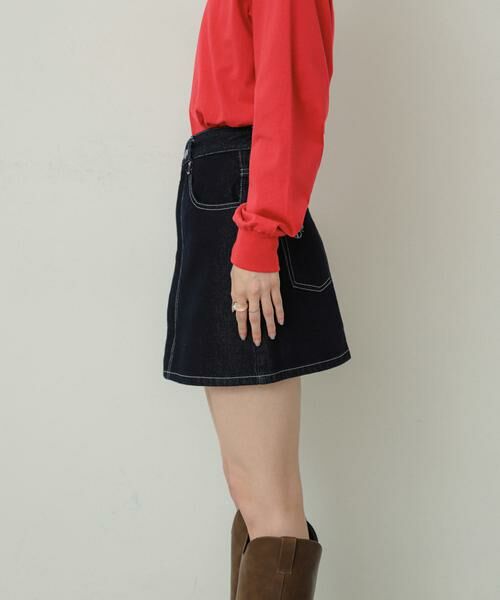 SENSE OF PLACE by URBAN RESEARCH / センスオブプレイス バイ アーバンリサーチ スカート | シシュウデニムミニスカート | 詳細23