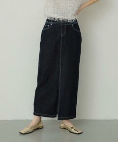 SENSE OF PLACE by URBAN RESEARCH / センスオブプレイス バイ アーバンリサーチ スカート | レイヤードデニムスカート