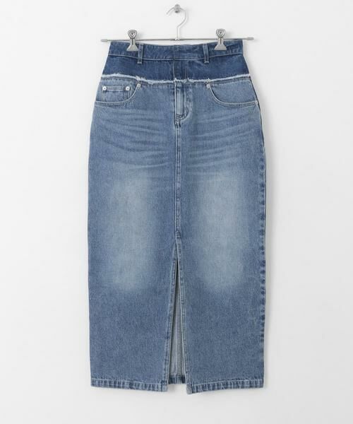 SENSE OF PLACE by URBAN RESEARCH / センスオブプレイス バイ アーバンリサーチ スカート | レイヤードデニムスカート | 詳細3