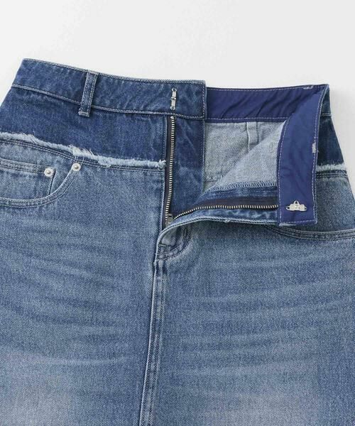 SENSE OF PLACE by URBAN RESEARCH / センスオブプレイス バイ アーバンリサーチ スカート | レイヤードデニムスカート | 詳細4