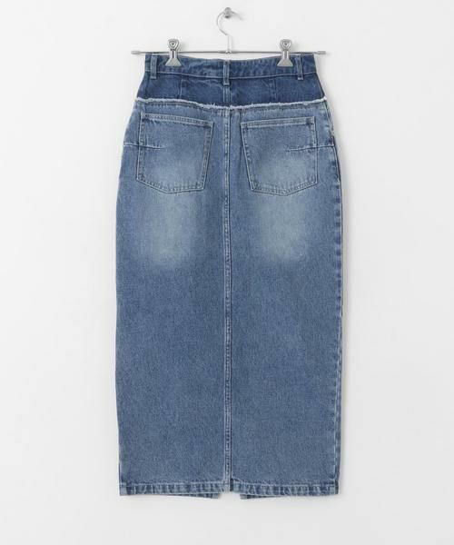 SENSE OF PLACE by URBAN RESEARCH / センスオブプレイス バイ アーバンリサーチ スカート | レイヤードデニムスカート | 詳細5