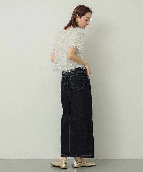 SENSE OF PLACE by URBAN RESEARCH / センスオブプレイス バイ アーバンリサーチ スカート | レイヤードデニムスカート | 詳細10