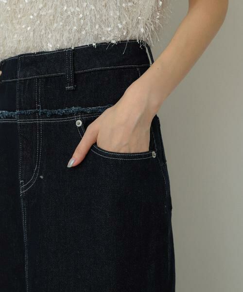 SENSE OF PLACE by URBAN RESEARCH / センスオブプレイス バイ アーバンリサーチ スカート | レイヤードデニムスカート | 詳細14