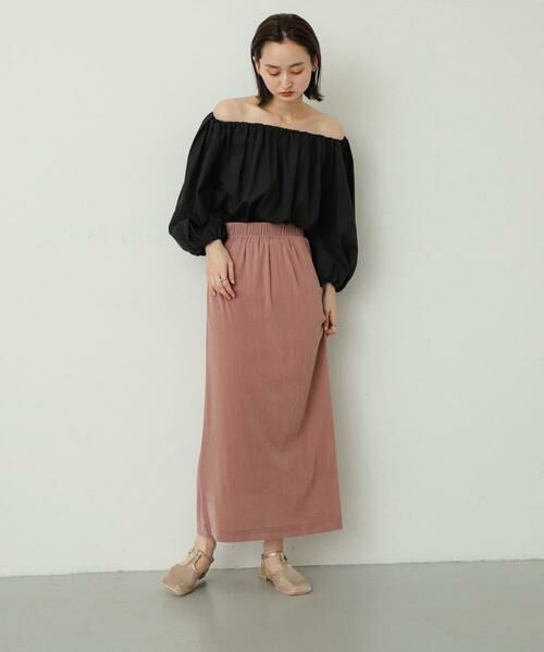 SENSE OF PLACE by URBAN RESEARCH / センスオブプレイス バイ アーバンリサーチ スカート | シアーラメベロアスカート | 詳細4