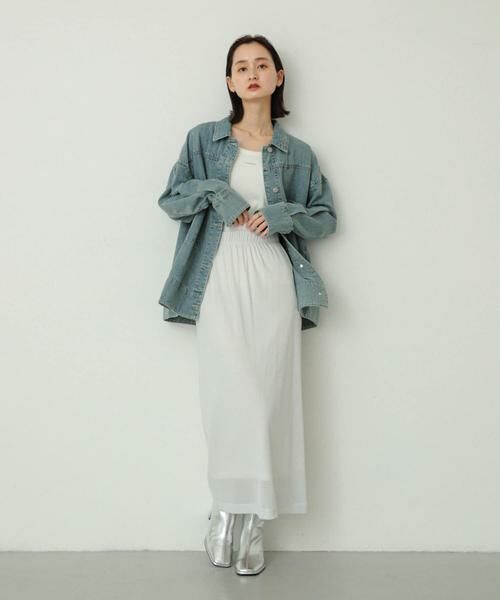 SENSE OF PLACE by URBAN RESEARCH / センスオブプレイス バイ アーバンリサーチ スカート | シアーラメベロアスカート | 詳細12