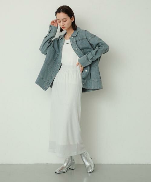 SENSE OF PLACE by URBAN RESEARCH / センスオブプレイス バイ アーバンリサーチ スカート | シアーラメベロアスカート | 詳細13